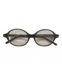 Buddy Optical×乱痴気（バディーオプティカル×ランチキ）の古着「オーバルサングラス」｜ブラック