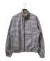 CREST CLOTHING（クレスト・クロージング）の古着「ギンガムチェックブルゾン」｜ホワイト×ブルー