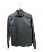 1piu1uguale3ウノピュウノウグァーレトレ）の古着「プレーンシャツ」｜ブラック