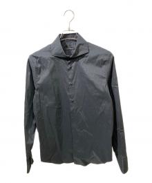 1piu1uguale3（ウノピュウノウグァーレトレ）の古着「プレーンシャツ」｜ブラック