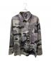 1piu1uguale3（ウノピュウノウグァーレトレ）の古着「GOLF POLO CAMOUFLAGEポロシャツ」｜グレー