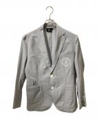 1piu1uguale3ウノピュウノウグァーレトレ）の古着「テーラードジャケット」｜グレー