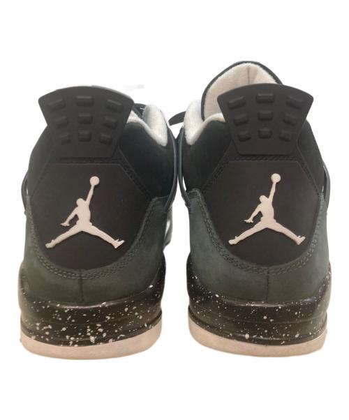 NIKE（ナイキ）NIKE (ナイキ) BRAND AIR JORDAN 4 RETRO BLACK/WHITE-ANTHRACITE-BLACK ブラック サイズ:US9.5の古着・服飾アイテム