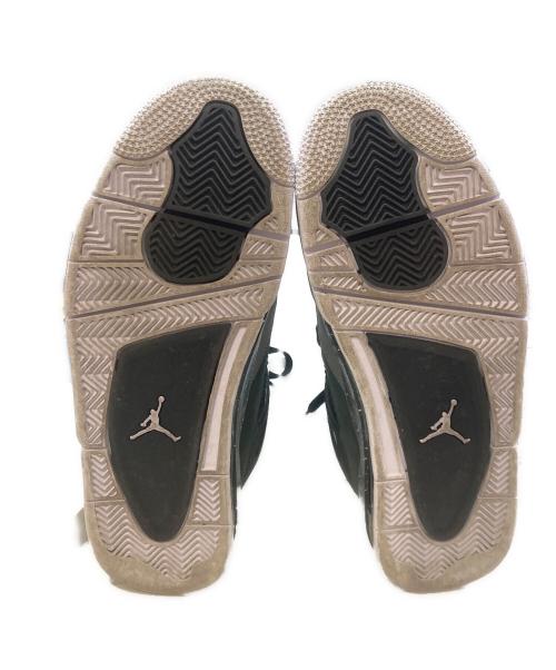 NIKE（ナイキ）NIKE (ナイキ) BRAND AIR JORDAN 4 RETRO BLACK/WHITE-ANTHRACITE-BLACK ブラック サイズ:US9.5の古着・服飾アイテム