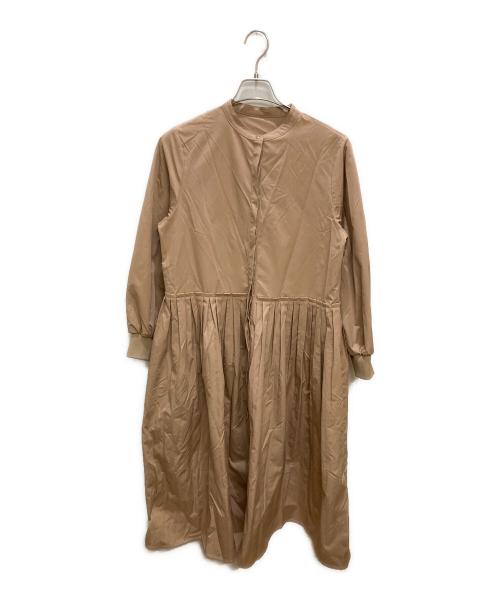 SUM1 STYLE（スミスタイル）SUM1 STYLE (スミスタイル) 消しプリーツワンピース ベージュ サイズ:Freeの古着・服飾アイテム