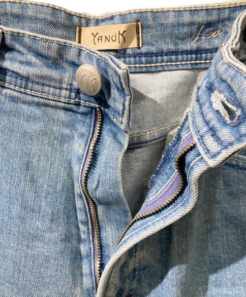 YANUK（ヤヌーク）YANUK (ヤヌーク) LEA Boys Straight デニムパンツ インディゴ サイズ:Mの古着・服飾アイテム