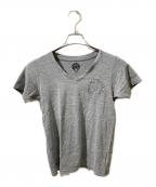 CHROME HEARTSクロムハーツ）の古着「ホースシュークロスプリントTシャツ」｜グレー