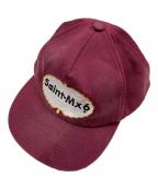 SAINT MICHAELセントマイケル）の古着「5PANNEL EAT ME CAP/ファイブパネル・イートミー・キャップ」｜レッド