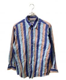 Christian Dior MONSIEUR（クリスチャンディオールムッシュ）の古着「長袖ストライプシャツ」｜ブルー