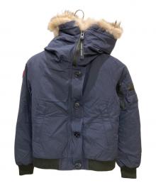 CANADA GOOSE（カナダグース）の古着「ラブラドールボンバー ダウンジャケット」｜ネイビー
