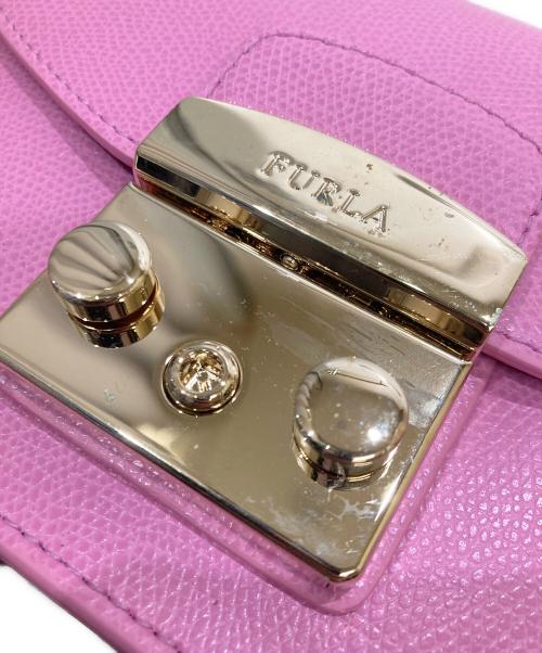 FURLA（フルラ）FURLA (フルラ) メトロポリスショルダーバッグ ピンクの古着・服飾アイテム
