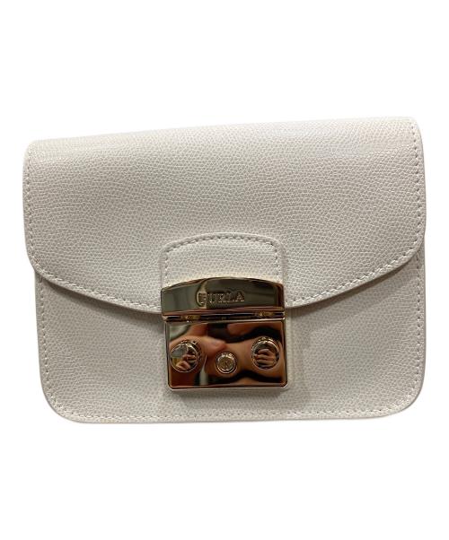 FURLA（フルラ）FURLA (フルラ) メトロポリスショルダーバッグ ホワイトの古着・服飾アイテム
