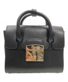 FURLA（フルラ）の古着「メトロポリス/サッチェル2WAYショルダーバッグ」｜ブラック