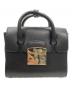 FURLA（フルラ）の古着「メトロポリス/サッチェル2WAYショルダーバッグ」｜ブラック