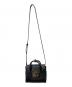 中古・古着 FURLA (フルラ) メトロポリス/サッチェル2WAYショルダーバッグ ブラック：10000円