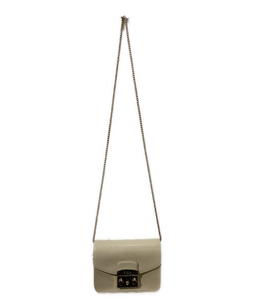 FURLA（フルラ）FURLA (フルラ) メトロポリスショルダーバッグ ベージュの古着・服飾アイテム