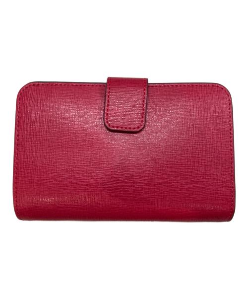 FURLA（フルラ）FURLA (フルラ) バビロン/二つ折り財布 レッド 未使用品の古着・服飾アイテム
