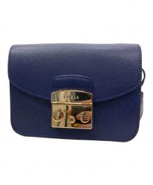 FURLA（フルラ）の古着「メトロポリス/ショルダーバッグ」｜ネイビー
