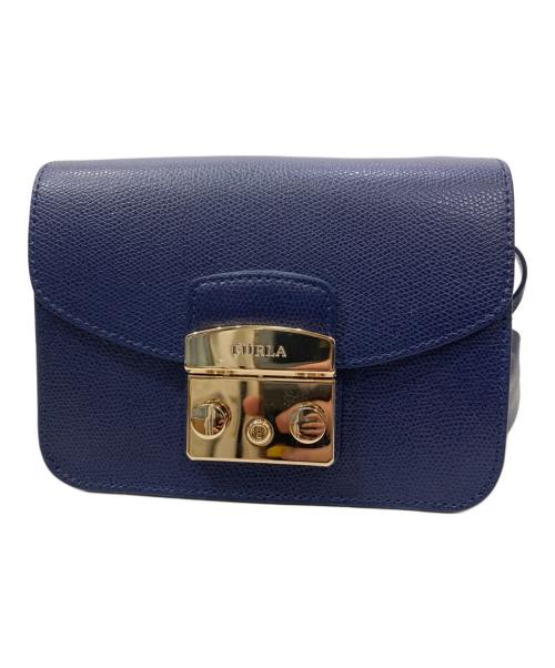 FURLA（フルラ）FURLA (フルラ) メトロポリス/ショルダーバッグ ネイビーの古着・服飾アイテム