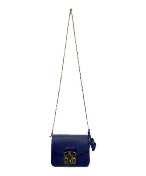 FURLA（フルラ）FURLA (フルラ) メトロポリス/ショルダーバッグ ネイビーの古着・服飾アイテム