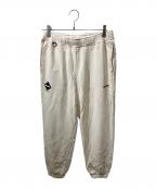 F.C.R.B.エフシーレアルブリストル）の古着「EMBLEM SWEAT PANTS」｜ベージュ
