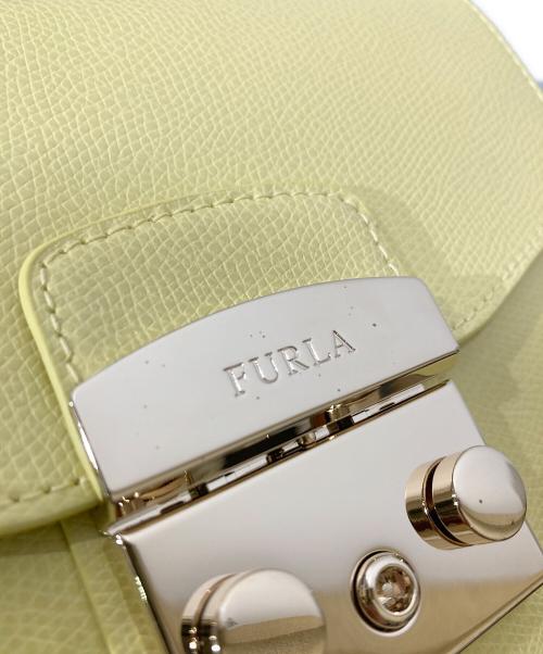 FURLA（フルラ）FURLA (フルラ) メトロポリスショルダーバッグ イエローの古着・服飾アイテム