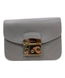 FURLA（フルラ）の古着「メトロポリスショルダーバッグ」｜グレー