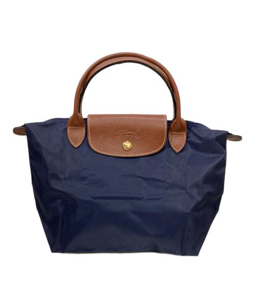 LONGCHAMP（ロンシャン）LONGCHAMP (ロンシャン) ルプリアージュ トートーバッグ ネイビーの古着・服飾アイテム