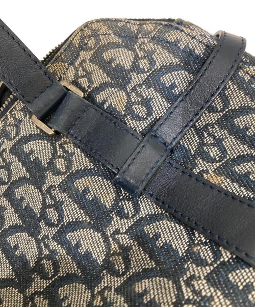 Christian Dior（クリスチャン ディオール）Christian Dior (クリスチャン ディオール) トロッターミニボストンバッグ ネイビーの古着・服飾アイテム