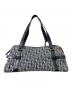 Christian Dior (クリスチャン ディオール) トロッターミニボストンバッグ ネイビー：88000円