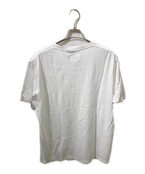 LOEWE（ロエベ）LOEWE (ロエベ) Paula's Ibiza (パウラズ・イビザ) バブルアーチロゴ刺繍Tシャツ ホワイト サイズ:Lの古着・服飾アイテム