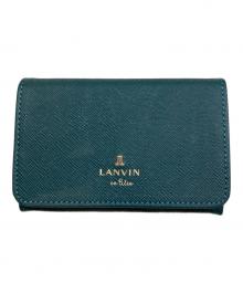 LANVIN en Bleu（ランバンオンブルー）の古着「カードケース」｜グリーン
