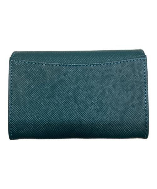 LANVIN en Bleu（ランバンオンブルー）LANVIN en Bleu (ランバンオンブルー) カードケース グリーンの古着・服飾アイテム