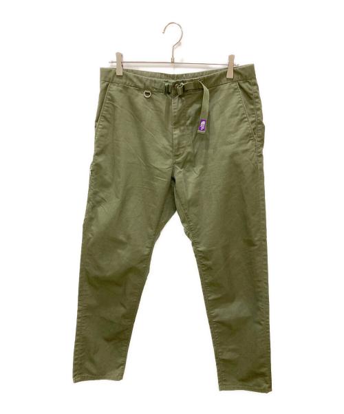 THE NORTHFACE PURPLELABEL（ザ・ノースフェイス パープルレーベル）THE NORTHFACE PURPLELABEL (ザ・ノースフェイス パープルレーベル) STRETCH TWILL TAPERED PANTS/ストレッチツイルテーパードパンツ カーキ サイズ:34の古着・服飾アイテム