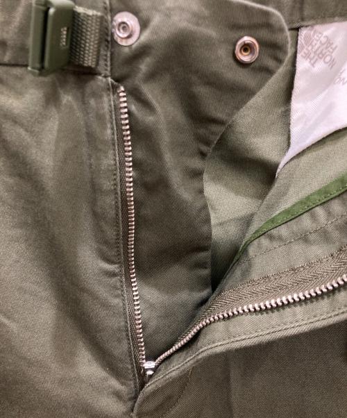 THE NORTHFACE PURPLELABEL（ザ・ノースフェイス パープルレーベル）THE NORTHFACE PURPLELABEL (ザ・ノースフェイス パープルレーベル) STRETCH TWILL TAPERED PANTS/ストレッチツイルテーパードパンツ カーキ サイズ:34の古着・服飾アイテム