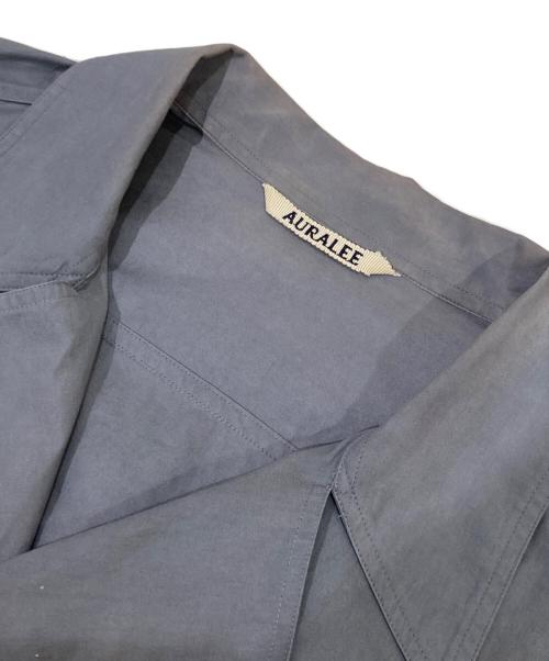 AURALEE（オーラリー）AURALEE (オーラリー) WASHED FINX TWILL P／O SHIRTS グレー サイズ:3の古着・服飾アイテム