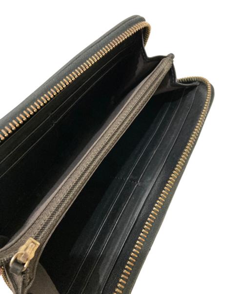 FENDI（フェンディ）FENDI (フェンディ) ズッカラウンドファスナーウォレット ブラウンの古着・服飾アイテム