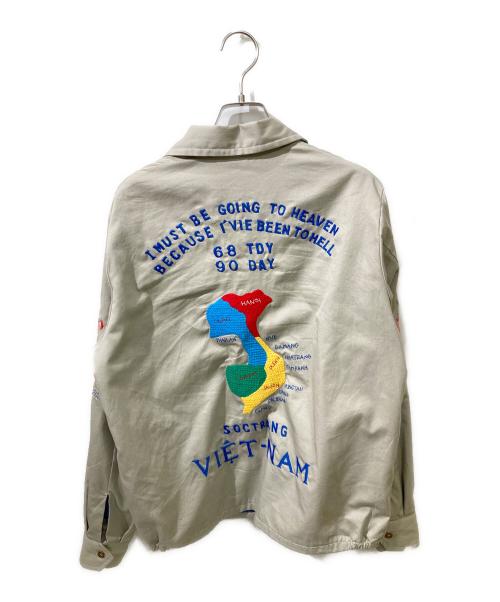 東洋エンタープライズ（トウヨウエンタープライズ）東洋エンタープライズ (トウヨウエンタープライズ) Late 1960s Style Cotton Vietnam Jacket “VIETNAM MAP” ベージュ サイズ:Sの古着・服飾アイテム