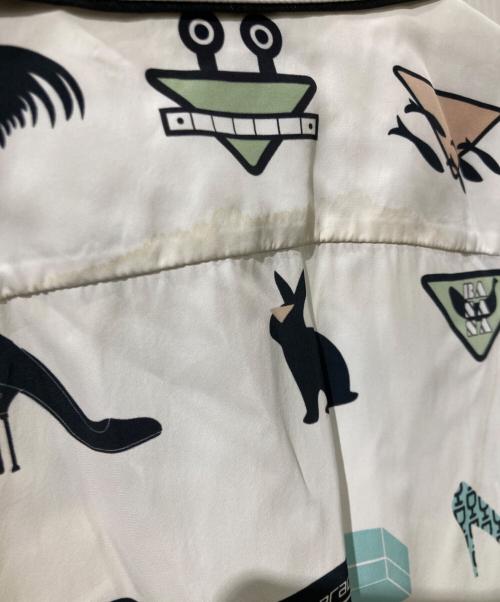 PRADA（プラダ）PRADA (プラダ) プリントパジャマシャツ ホワイト サイズ:XSの古着・服飾アイテム