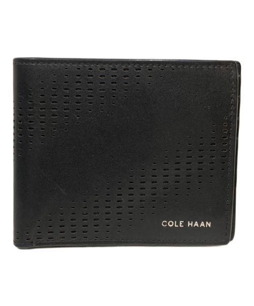 COLE HAAN（コールハーン）COLE HAAN (コールハーン) 2つ折り財布 ブラックの古着・服飾アイテム