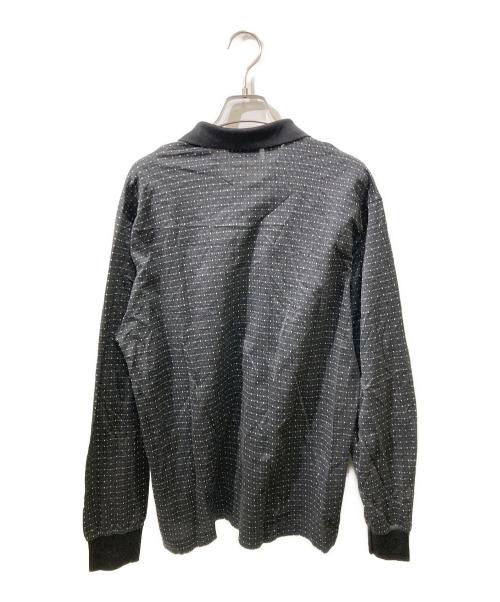 CELINE（セリーヌ）CELINE (セリーヌ) ヴィンテージ総柄ポロシャツ ブラック サイズ:Lの古着・服飾アイテム