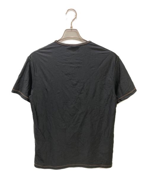 FENDI JEANS（フェンディ ジーンズ）FENDI JEANS (フェンディ ジーンズ) 古着ロゴワッペンジャージーカットソー ブラック サイズ:SIZE I 40の古着・服飾アイテム