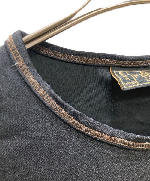 FENDI JEANS（フェンディ ジーンズ）FENDI JEANS (フェンディ ジーンズ) 古着ロゴワッペンジャージーカットソー ブラック サイズ:SIZE I 40の古着・服飾アイテム