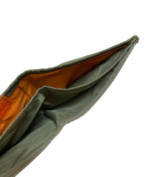PORTER（ポーター）PORTER (ポーター) TANKER POCKET WALLET3 オリーブの古着・服飾アイテム