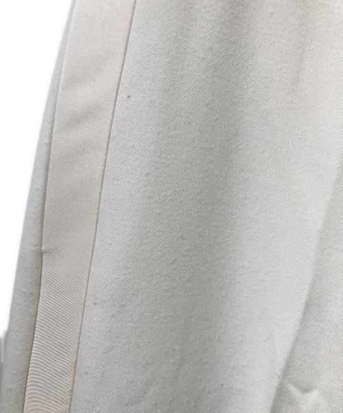 Maison Margiela（メゾンマルジェラ）Maison Margiela (メゾンマルジェラ) 側章デザインスラックスロングパンツ ホワイト サイズ:40の古着・服飾アイテム