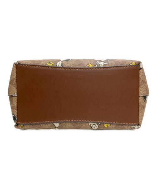 COACH（コーチ）COACH (コーチ) PEANUTS (ピーナッツ) シグネチャー シティ ミニトート 2WAYバック ブラウンの古着・服飾アイテム