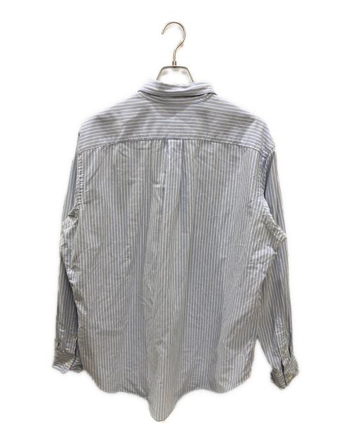 POLO RALPH LAUREN（ポロ・ラルフローレン）POLO RALPH LAUREN (ポロ・ラルフローレン) ストライプシャツ ブルー サイズ:XLの古着・服飾アイテム