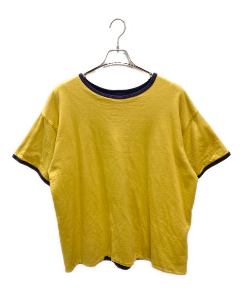 WAREHOUSE（ウエアハウス）WAREHOUSE (ウエアハウス) USN リバーシブル Ｔシャツ ネイビー×イエロー サイズ:42の古着・服飾アイテム