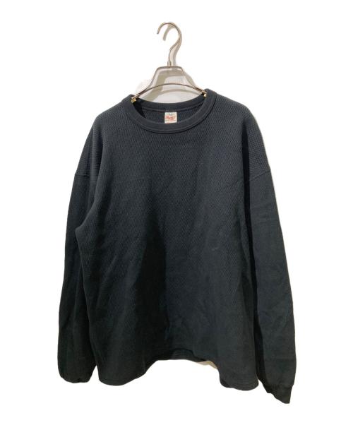 gold（ゴールド）gold (ゴールド) HEAVY THERMAL REGULAR T-SHIRT ブラック サイズ:Lの古着・服飾アイテム