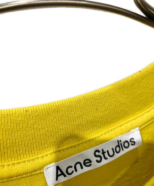 Acne studios（アクネ ストゥディオズ）Acne studios (アクネ ストゥディオズ) LOGO RELAXED UNISEX FIT T-SHIRT イエロー サイズ:Mの古着・服飾アイテム